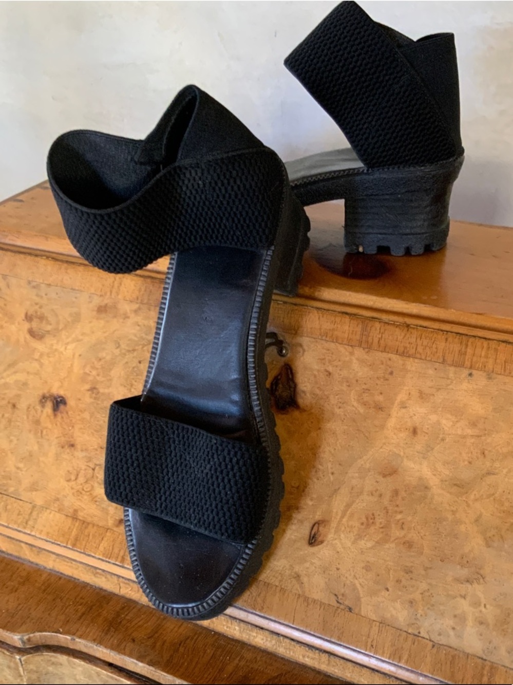 Block Heel Web Sandal Recycled 8M♻️